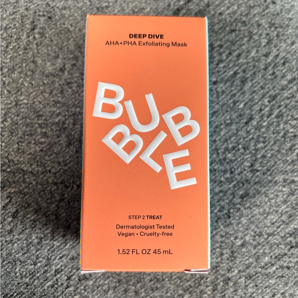 Bubble Deep Dive AHA+PHA Exfoliating Mask - New